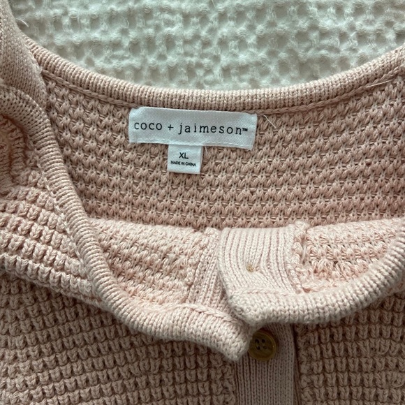 ☀️😎 Coco+Jaimeson Blush Knit Tank - Picture 2 of 2